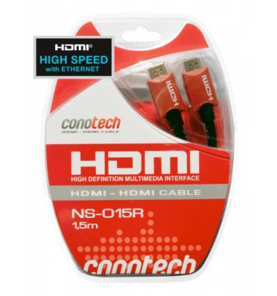 Кабель HDMI (V1.4) Conotech 1.5m Gold NS-015R