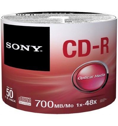 Диск SONY CD-R 50шт. 700MB 80MIN