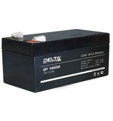 Аккумулятор свинцово-кислотный Delta DT 12032 12V 3.2Ah
