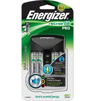 Зарядное устройство Energizer PRO + 4 x R6/AA 2000 mAh