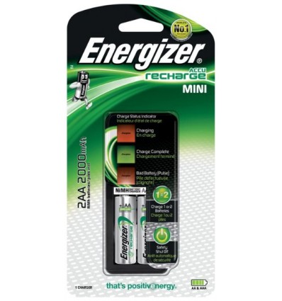Зарядное устройство Energizer Mini + 2 x R6/AA 2000 mAh