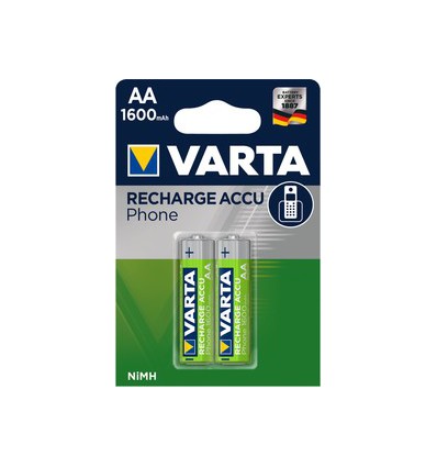 Аккумуляторы 2 X R6/AA VARTA Phone Ni-MH 1600 mAh