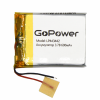 GoPower LP443442 3.7В 600мАч PK1 с защитной платой