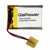 GoPower LP552535 3.7В 430мАч с защитной платой