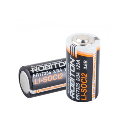 Батарейка литиевая Robiton ER17335 2/3A 3,6V LiSOCl2