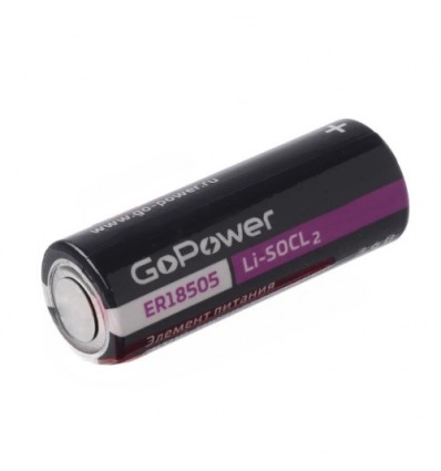 Батарейка литиевая GoPower ER18505 PC1 Li-SOCl2 3.6V
