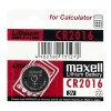 Батарейка литиевая Maxell CR2016