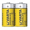Батарейки 2 x Varta Superlife R14/C