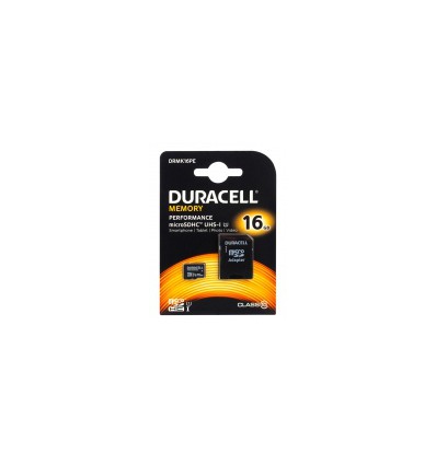 Карта памяти MicroSDHC Duracell 16GB Class 10 UHS-I