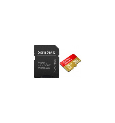 Карта памяти SanDisk MicroSDHC 16GB Extreme 600x 90MB/S
