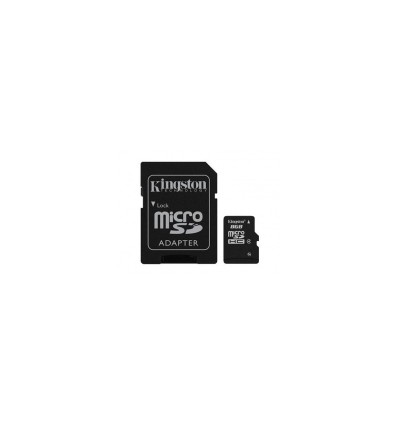 Карта памяти Kingston MicroSDHC 8GB + Adapter SD