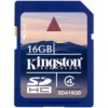 Карта памяти Kingston Kingston SDHC 16GB Class 4